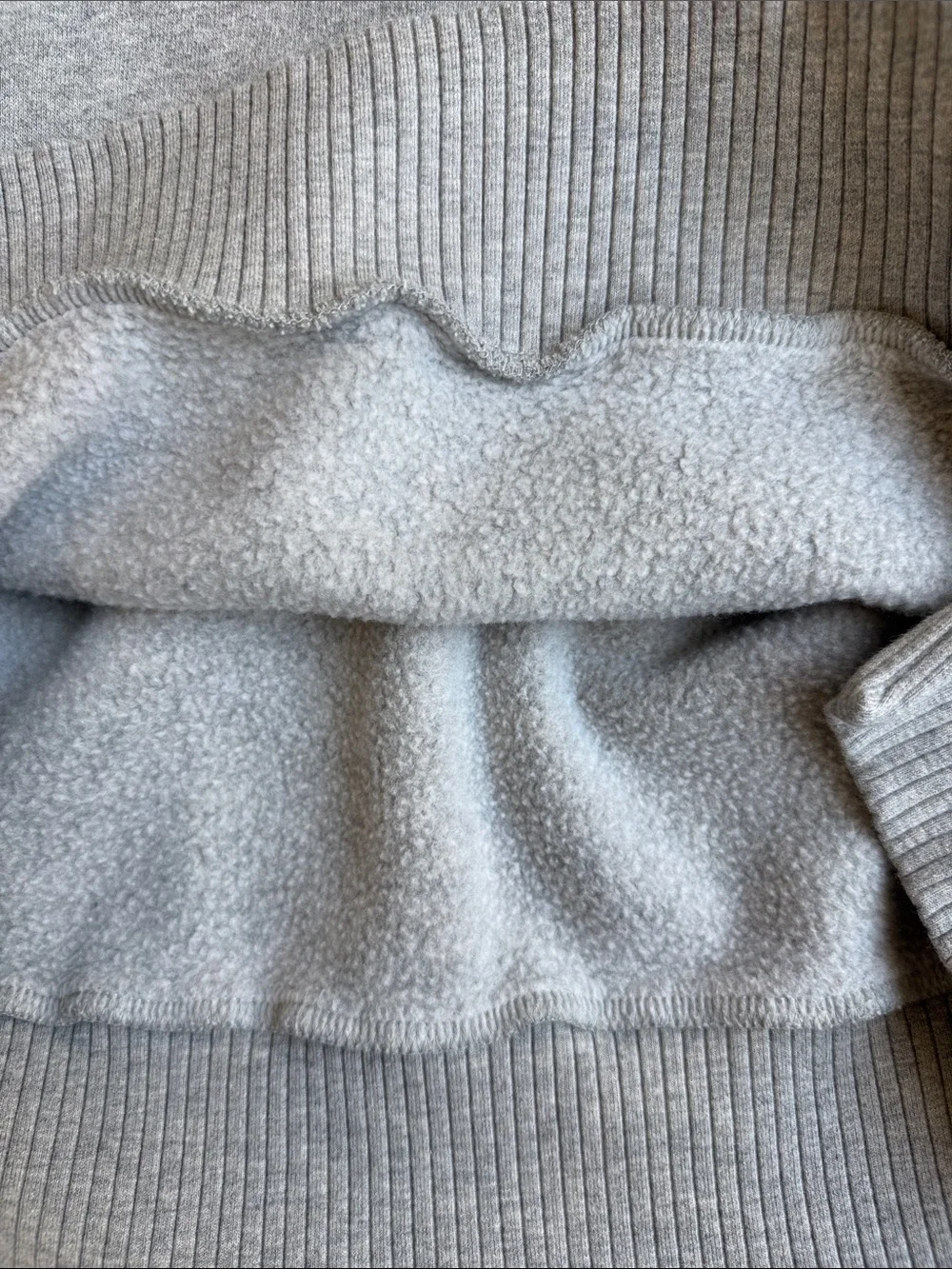 ALO Yoga Mock Neck Hazy Long Pullover Size Small